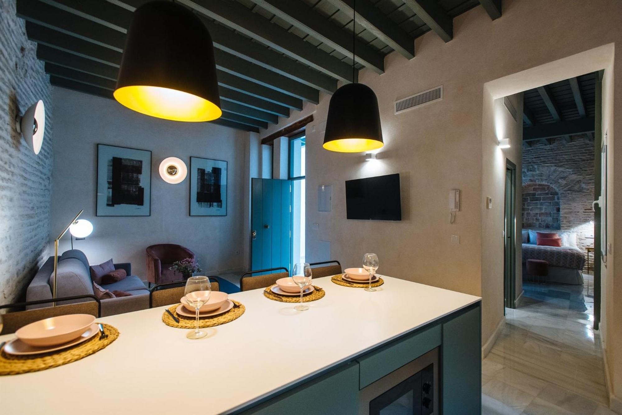 סביליה Rocio Suites Apartments חדר תמונה